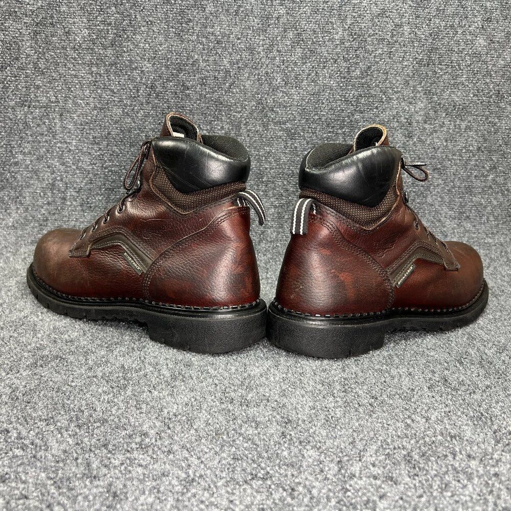 Red Wing DynaForce Boots Men's Size 11.5 Brown Leather Steel Toe Waterproof Work - Picture 8 of 15